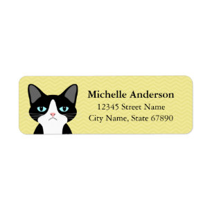 Cat Return Address Labels
