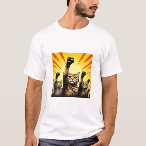 Cat revolution T_Shirt