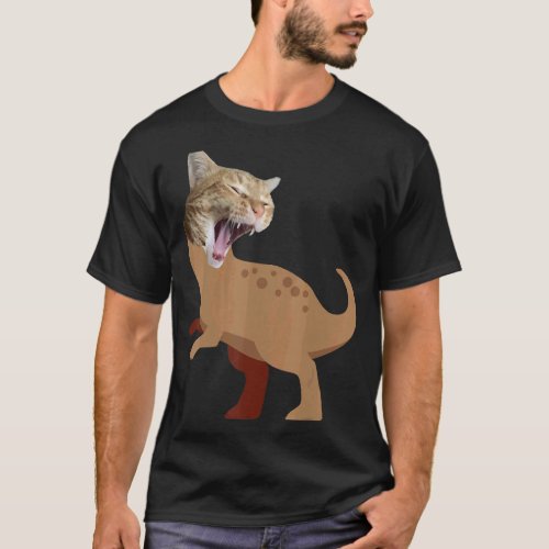 Cat Rex Dino 3 T_Shirt