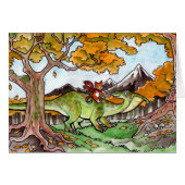 Cat Rides a Dinosaur (Front Horizontal)