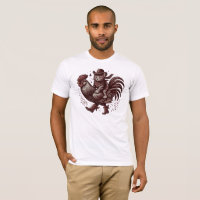 Cat Riding Rooster