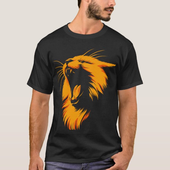 cat roar T-Shirt (Front)