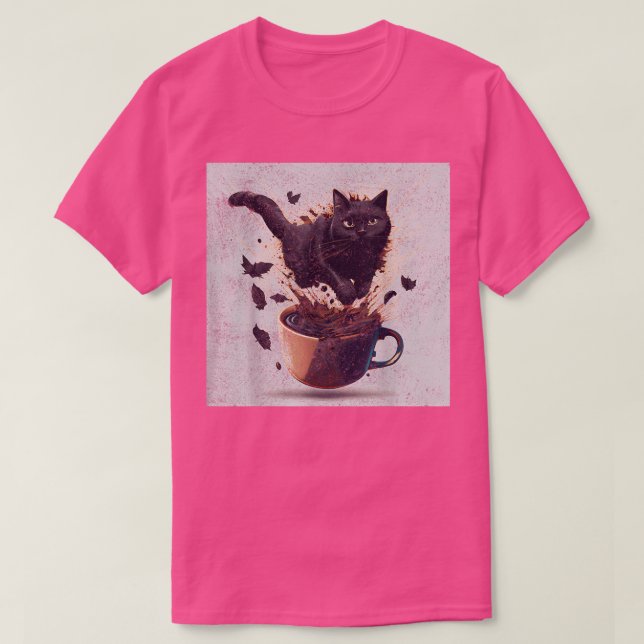 Cat Robot French Fries  T-Shirt (Design Front)