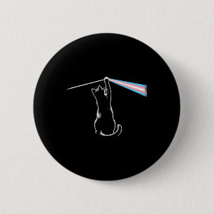 Cat Rock Music Trans Pride Lgbt Transgender Cat Lo Button