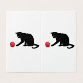 Cat Rolling Dice RPG Role Playing Games Gaming Lov (Outside Unfolded)