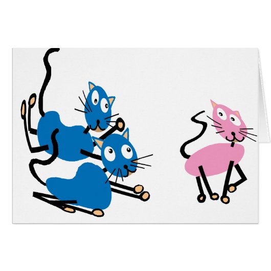 Cat romance cards (Front Horizontal)