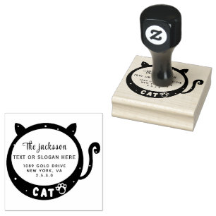 CAT RUBBER STAMP