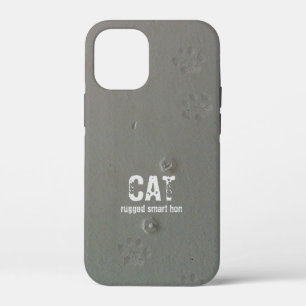CAT rugged smart hon with cute paws iPhone 12 Mini Case