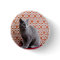 Cat (Russian blue) and wallpaper background