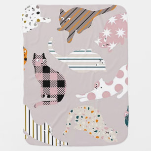 “Cat’s Expression” Baby Blanket