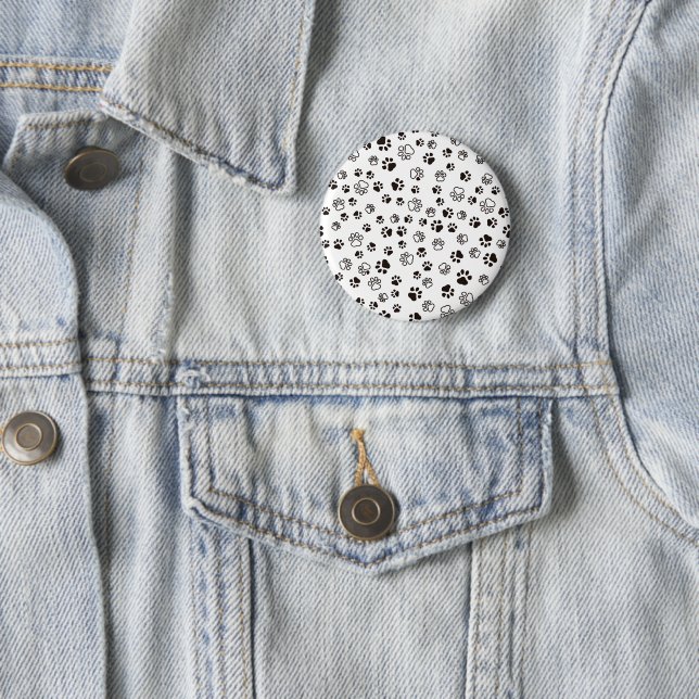 Cat’s Paws Repeated Pattern Button (In Situ)