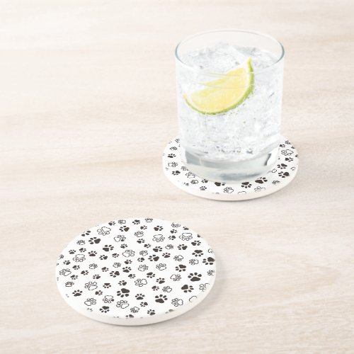 Catâs Paws Repeated Pattern Coaster