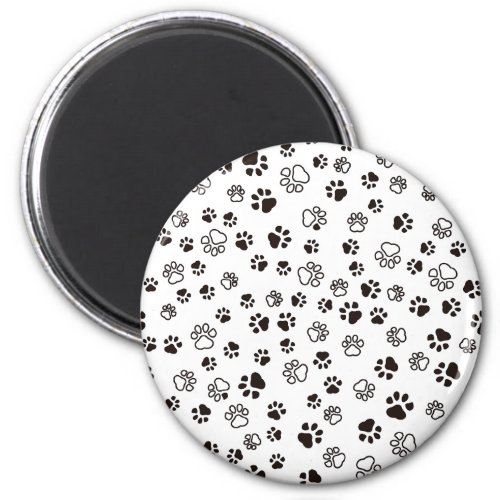Cats Paws Repeated Pattern Magnet