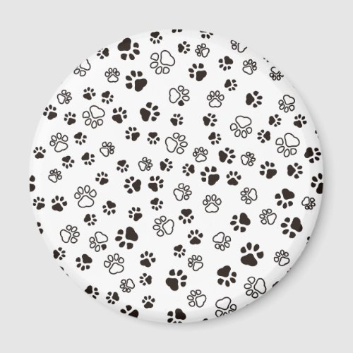 Cats Paws Repeated Pattern Magnet