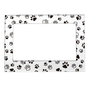 Cat’s Paws Repeated Pattern Magnetic Frame