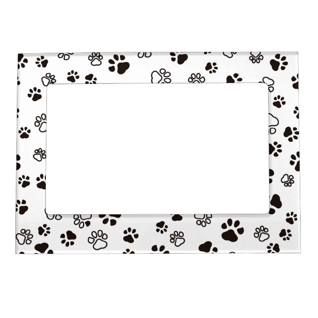 Cat’s Paws Repeated Pattern Magnetic Frame (Front)