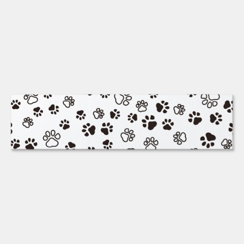 Cats Paws Repeated Pattern Sign