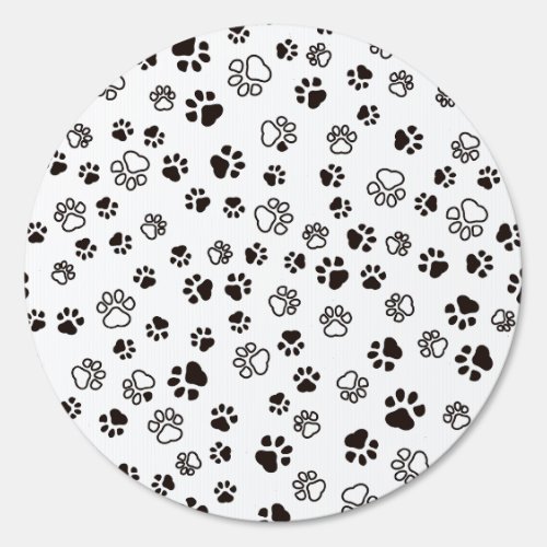 Cats Paws Repeated Pattern Sign