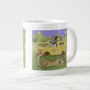 Cat Safari Giant Coffee Mug