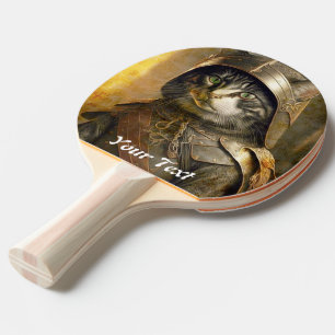 Cat Samurai. Personalize.  Ping Pong Paddle