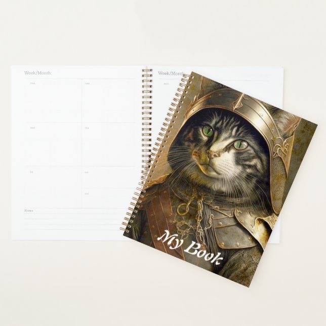 Cat Samurai. Personalize.  Planner (Display)