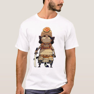 Cat Samurai T shirt