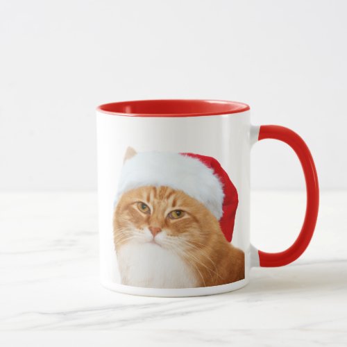 Cat Santa Claus Mug