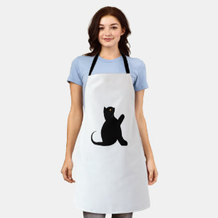 Cat Saying Hello Apron