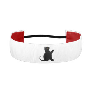 Cat Saying Hello Athletic Headband