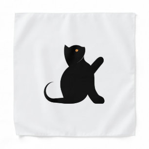 Cat Saying Hello Bandana