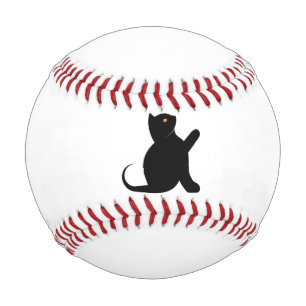 Cat Saying Hello Baseball