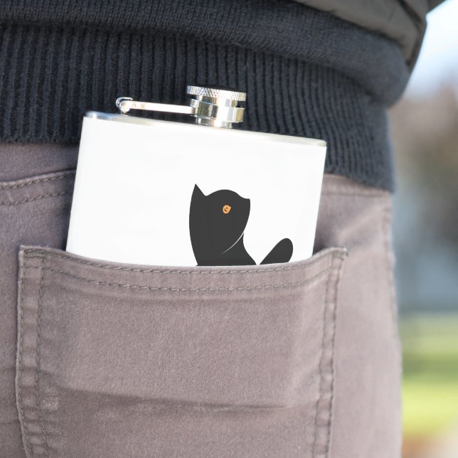 Cat Saying Hello Flask (In Situ)