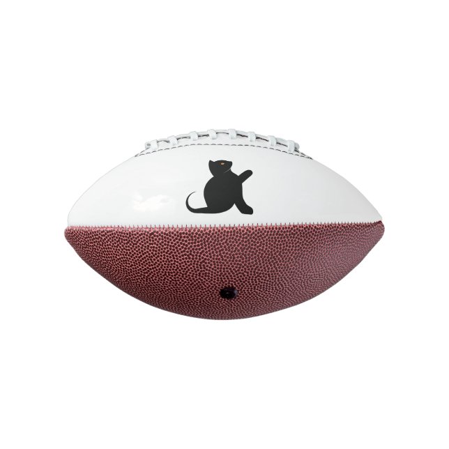Cat Saying Hello Football (Rotated 270)