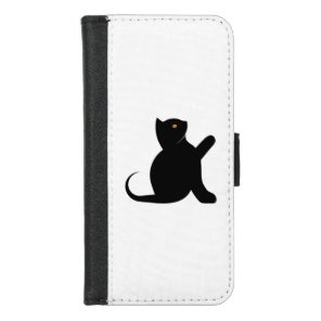 Cat Saying Hello iPhone 8/7 Wallet Case