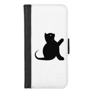 Cat Saying Hello iPhone 8/7 Wallet Case
