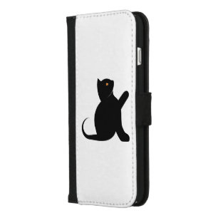 Cat Saying Hello iPhone 8/7 Plus Wallet Case