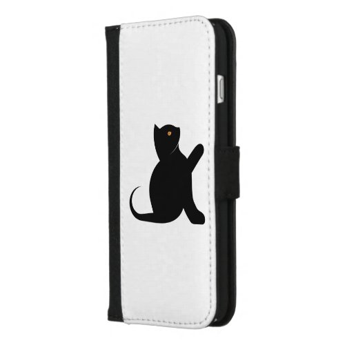 Cat Saying Hello iPhone 87 Plus Wallet Case