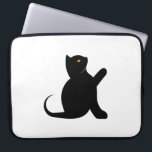 Cat Saying Hello Laptop Sleeve<br><div class="desc">A cat saying hello is a cat design that looks at you when you wear the product,  giving you the impression that it is talking to you, 
Have fun with your future friend,  🐱</div>