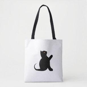 Cat Saying Hello Tote Bag