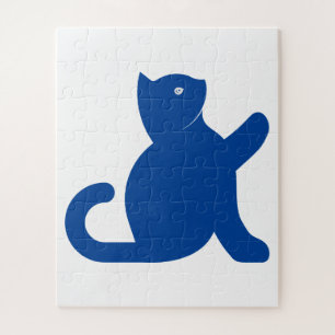 Cat Says Hello Jigsaw Puzzle