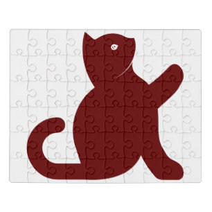 Cat Says Hello Jigsaw Puzzle