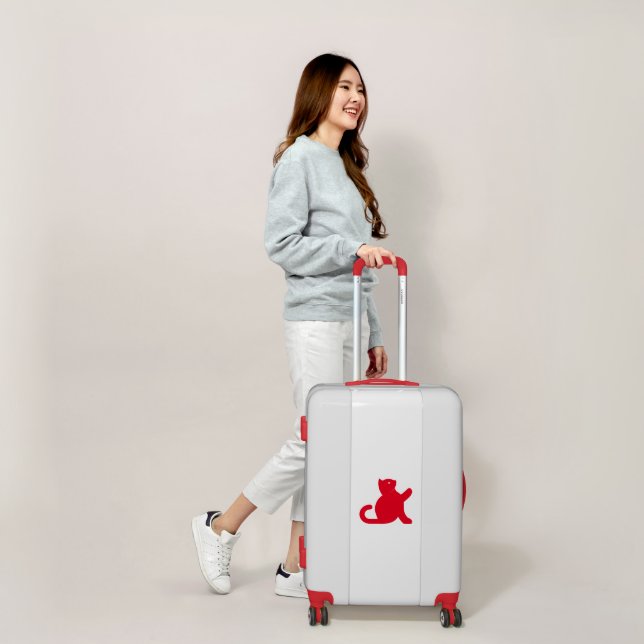 Cat Says Hello Luggage (Scale)