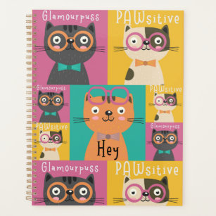 Cat Says Hey Funny Memes        Planner