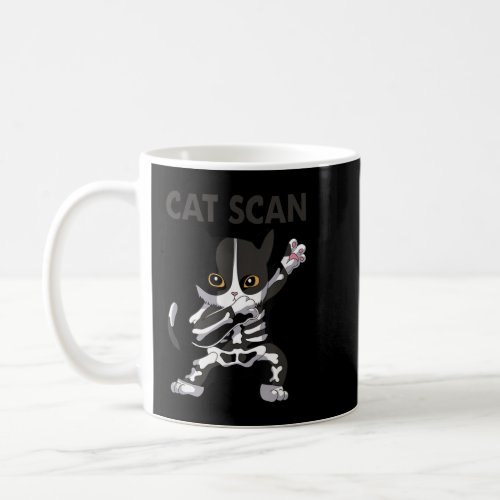 Cat Scan CT Scan Funny Cat X_Ray Pun Meme Rad Tech Coffee Mug