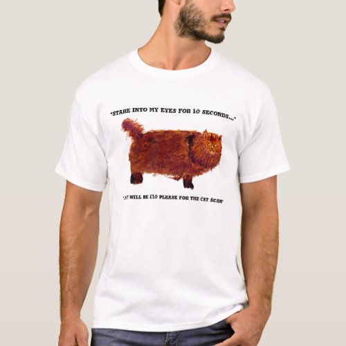 Cat scan humor tshirt T_Shirt