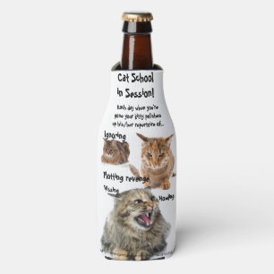 "Cat School" Bottle Cooler