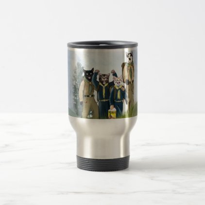 Cat Scouts Campfire Cocoa Travel Mug