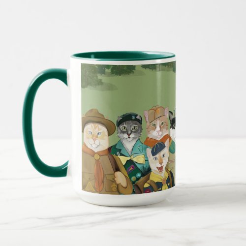 Cat Scouts Coffee or Cocoa Mug