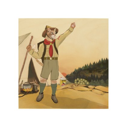 Cat Scouts &quot;It&#39;s a New Morning!&quot; Birch Wood Print