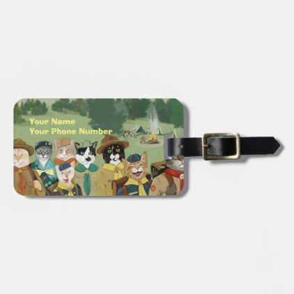 Cat Scouts Luggage Tag